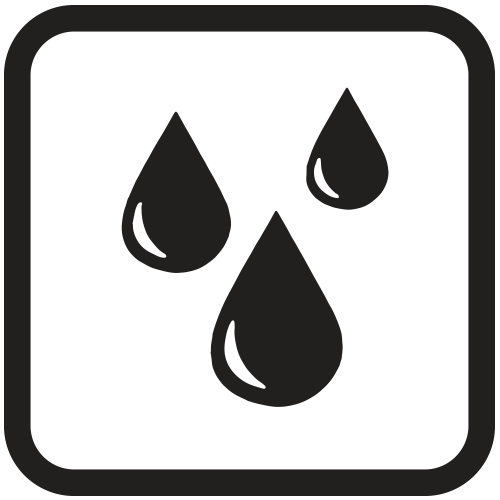 Water droplets icon